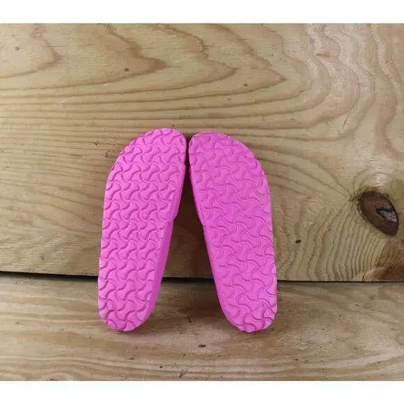 Birkenstock Sandals 9 Women Pink Madrid Buckle Slip On EVA Shoes - Picture 5 of 6